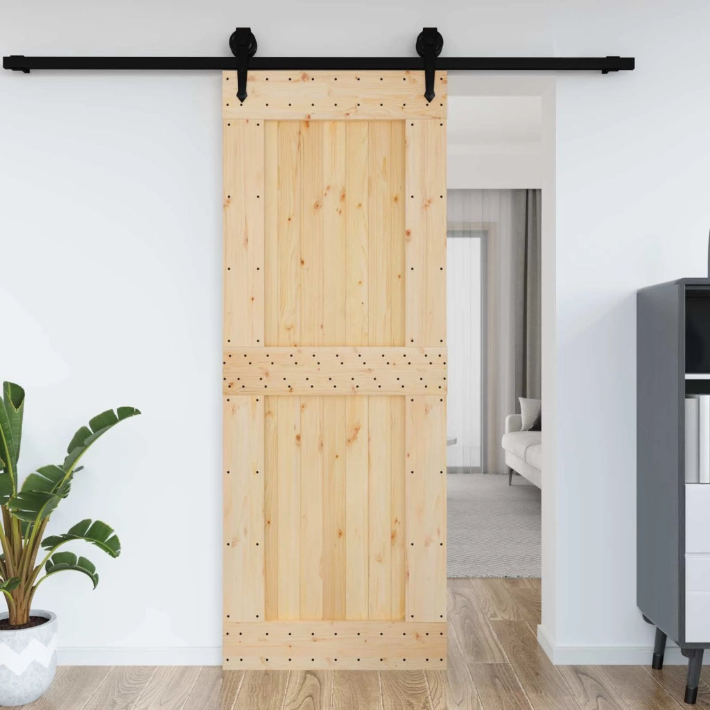 Porta NARVIK Naturale 85 x 210 cm Legno di pino solido