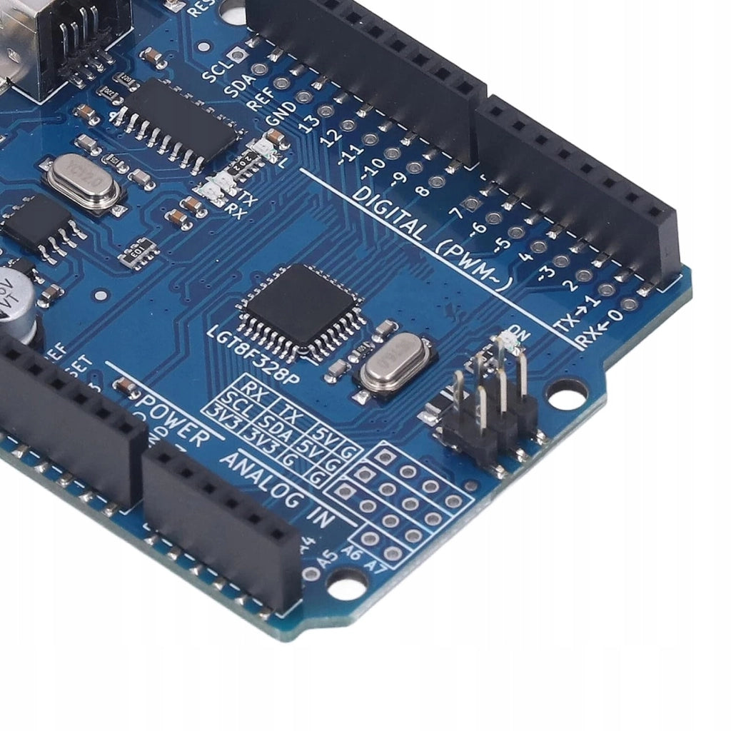 Modulo ACS A1 ATMEGA328 per Arduino UNO – Microcontrollore ATMEL ATMEGA328P-AU, Supporto USB-UART CH340