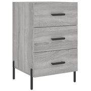 Comodino | Armadio da Notte | Mobiletto da notte Grigio Sonoma 40x40x66 cm in Legno Multistrato
