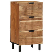 Credenza Naturale 40 x 33,5 x 75 cm Legno di Acacia Massello 4017779