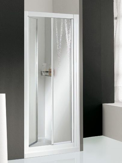 Box Porta Doccia in Acrilico - 1 lato, Apertura Saloon Interno/Esterno - Misura: 100 x h185 (AdattabilitÃ  98-104cm)