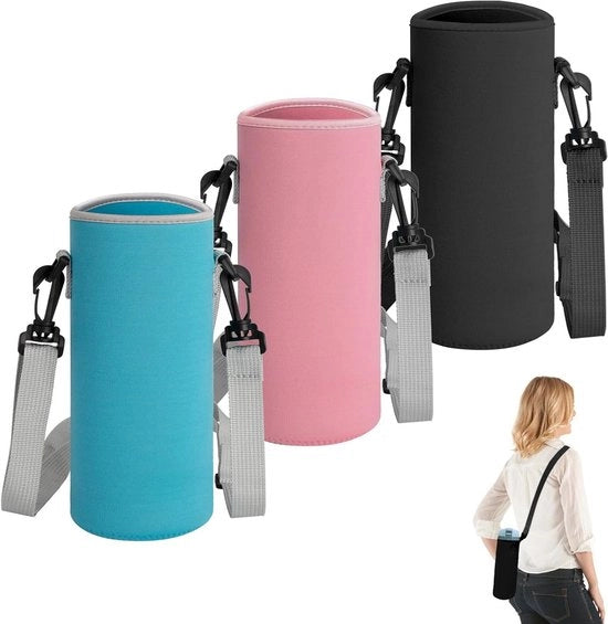 Sacchi per acqua portatili Premium | Cinturino regolabile | Ideali per campeggio, escursioni e bicicletta | Set da 3 pezzi
