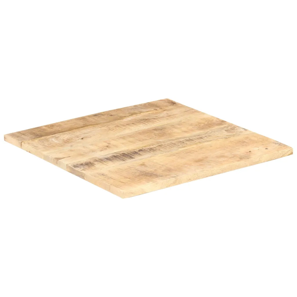Piano Tavolo in Legno Massello di Mango 25-27 mm 80x80 cm 286030