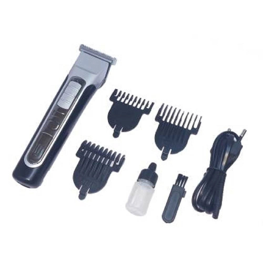 Trade Shop - Tagliacapelli Barba Trimmer Ricaricabile Elettrico Professionale Batteria Gm6140 -