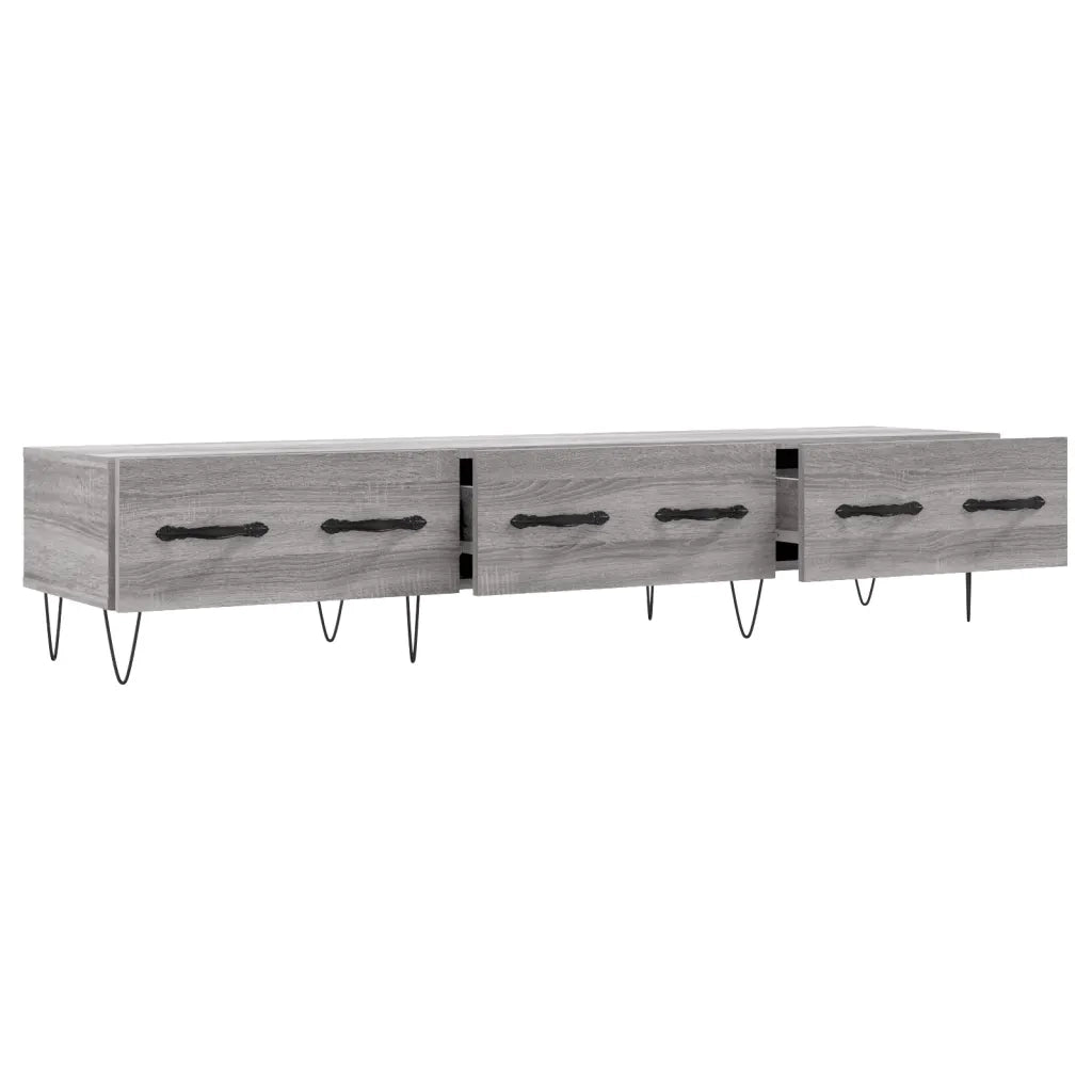Mobile Porta TV-Mobile per TV-Credenza TV Grigio Sonoma 150x36x30 cm in Legno Multistrato 999386