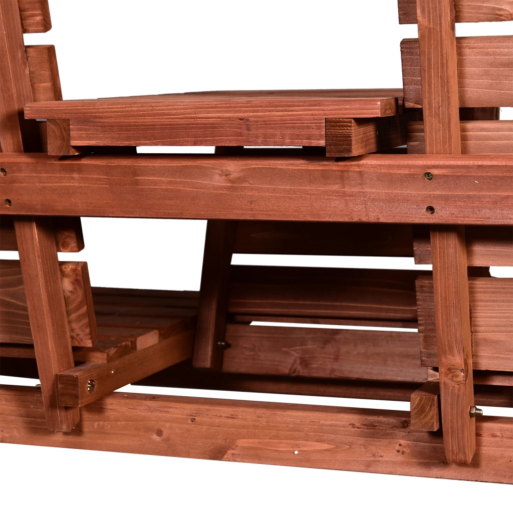 Panchetta da Giardino Legno Abete 2/3 Posti ¨C zephmum ¨C 160x68x92cm