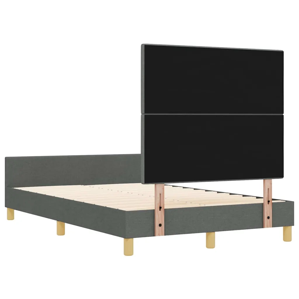 Struttura del letto Grigio scuro 120 x 190 cm Tessuto 3344712