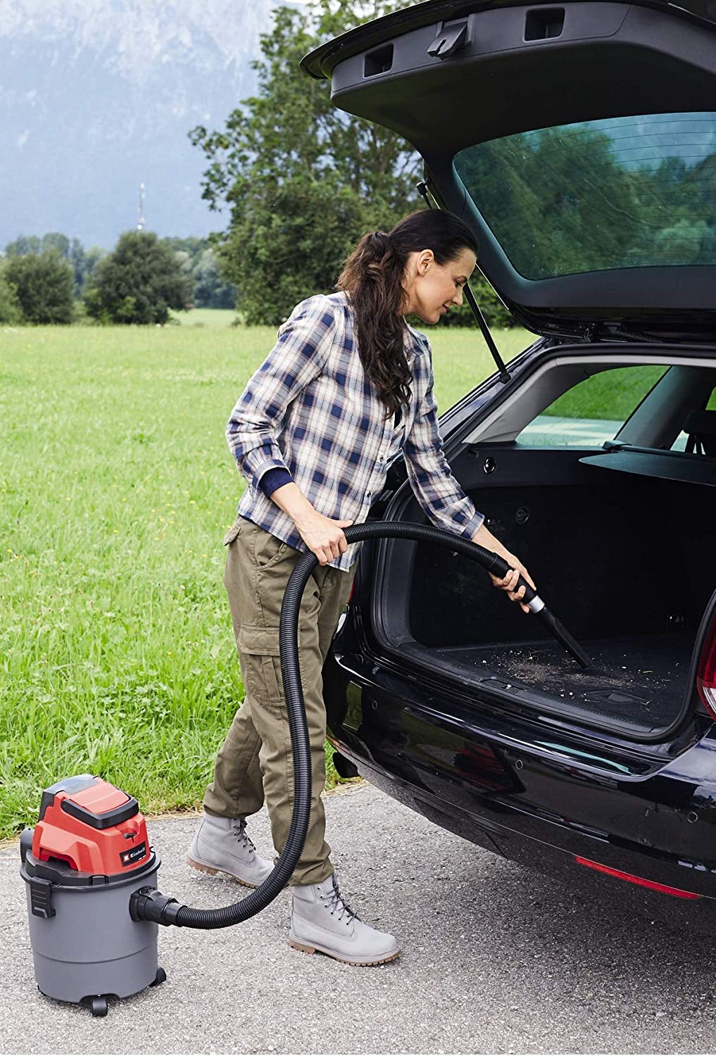 Aspira Solidi e Liquidi Senza Batteria Einhell TC-VC 18/15 Li-Solo Aspirapolvere