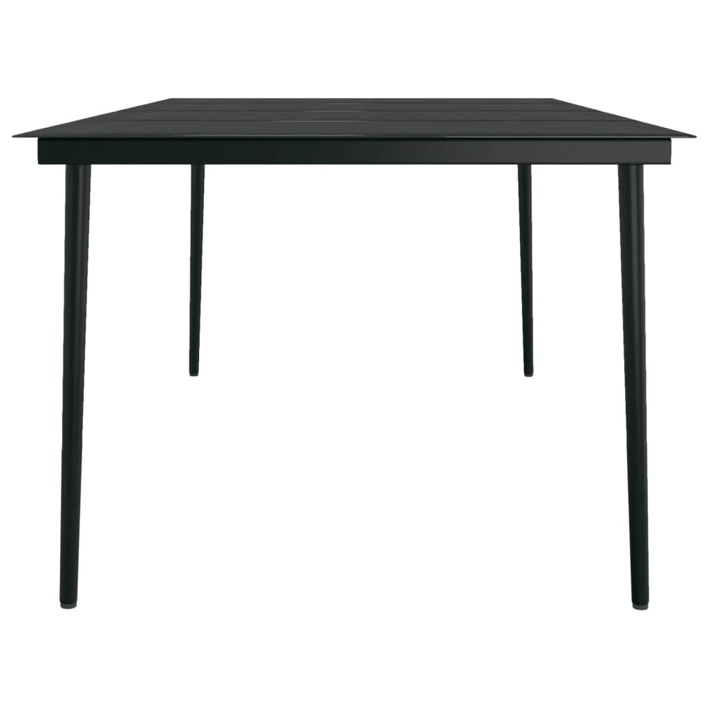 Set da pranzo da giardino per esterni 7 pezzi con cuscini grigio 02_0014171