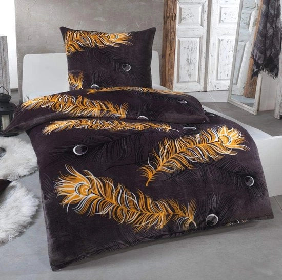 Piumino invernale morbido con cuscino 80x80 più caldo del bever o della flanella, dimensioni: 135x200 + 80x80, Design - Motivo: Design 2