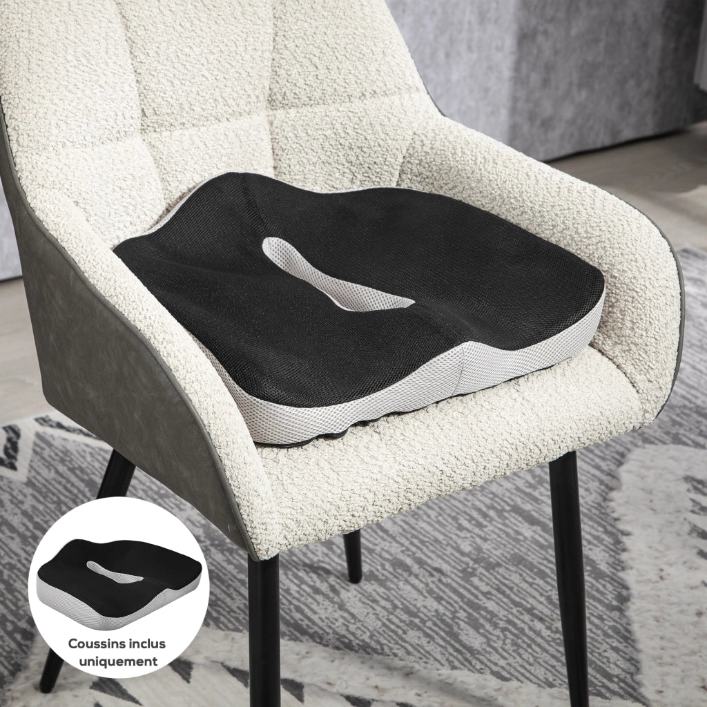 Cuscino sedia da ufficio ¨C zephmum ¨C memory foam, grigio