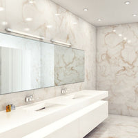 Lampada applique AMENITY 90 da parete cromo 230V LED 11W IP44 3000K