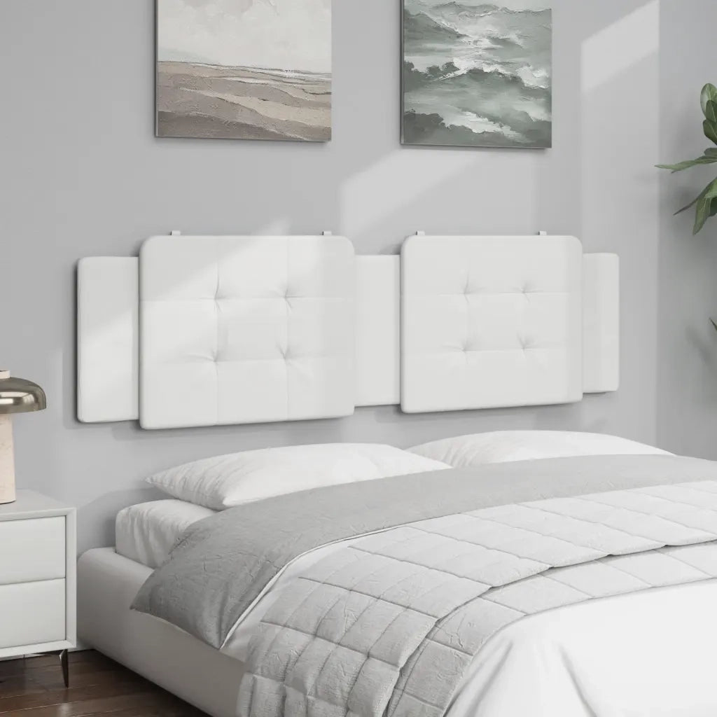 Cuscino Testiera Zadar Bianco 180 cm in Similpelle CFW3577916