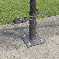 Palo della recinzione Grigio 25 x 0,8 m (rete da 13 mm)