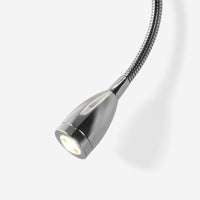 Lampada PERTH da parete con faretto a LED nero/nero cromo 230V E14 LED 15+3W 30°  3000K