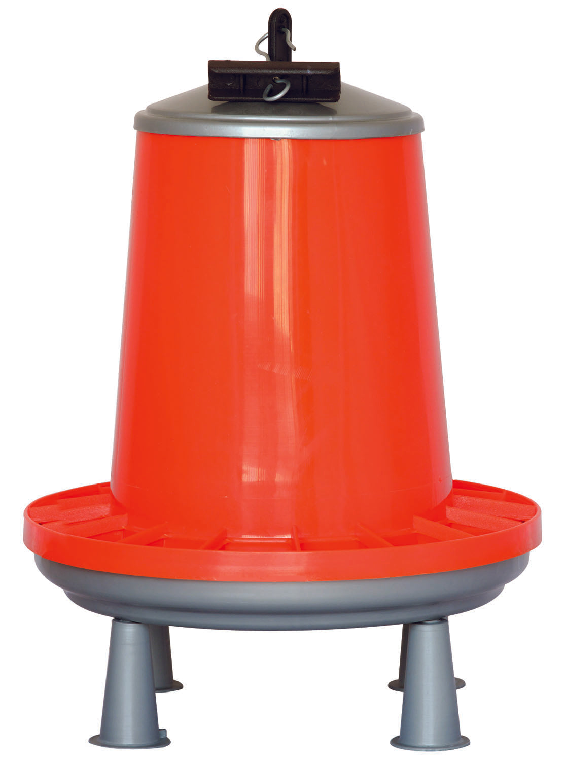 MANGIATOIA TRAMOGGIA IN PLASTICA PER POLLI KG. 5 -28280