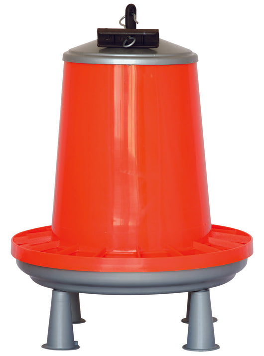 MANGIATOIA TRAMOGGIA IN PLASTICA PER POLLI KG. 5 -28280