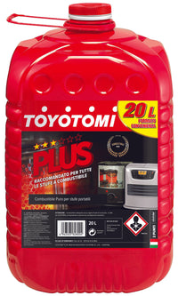 COMBUSTIBILE LIQUIDO TOYOTOMI PLUS 20 LT PER STUFE A COMBUSTIBILE ZIBRO