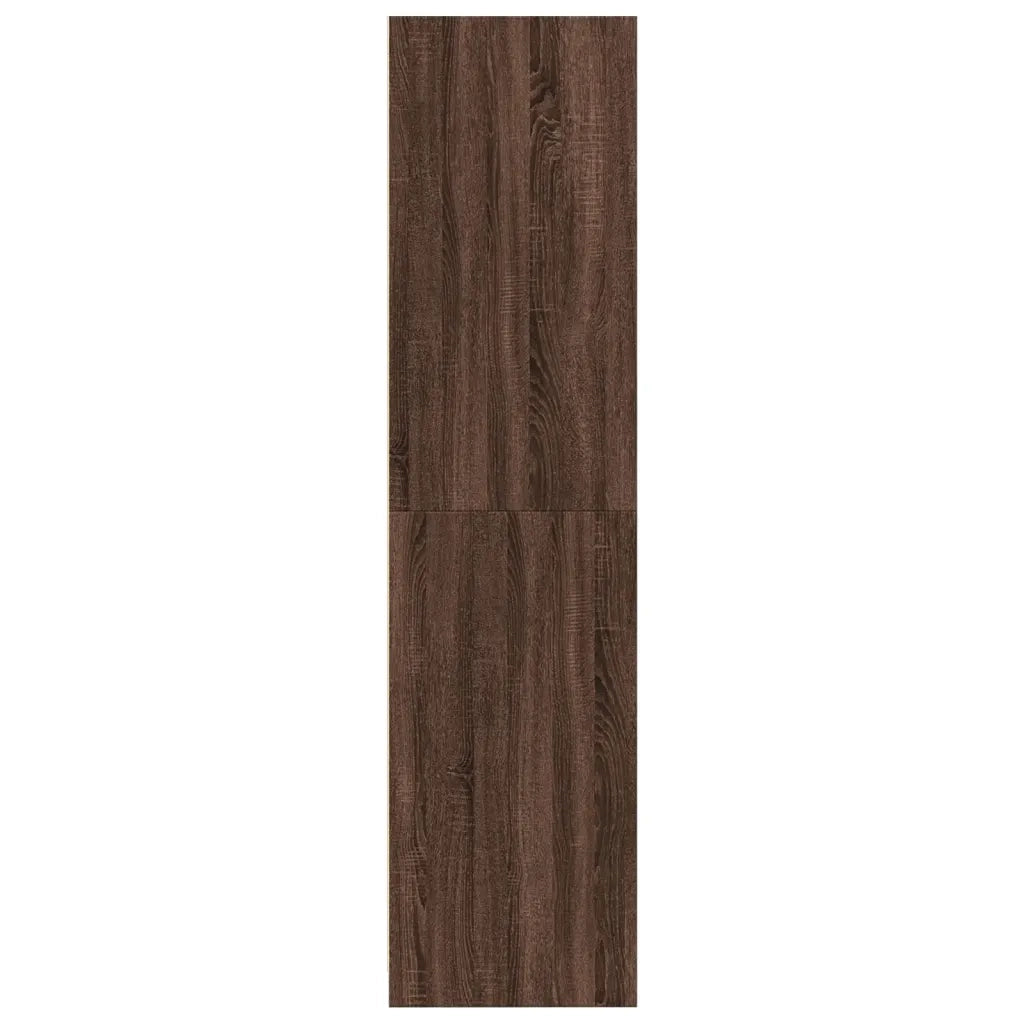 Armadio Rovere Marrone 100x50x200 cm in Legno Multistrato