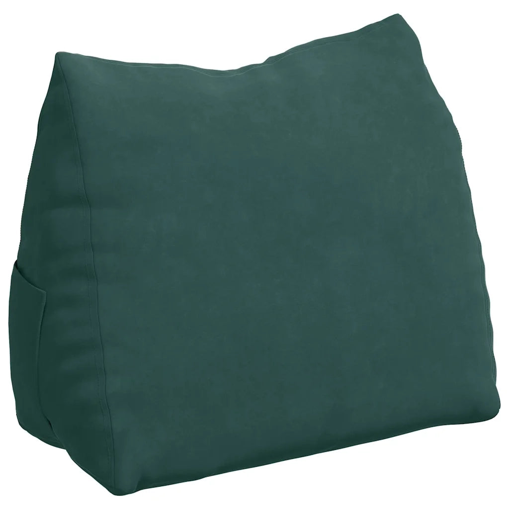 Cuscino per Schiena | Cuscino dorsale Verde Scuro 60 x 20 x 50 cm