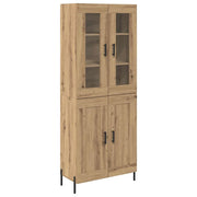 Credenza | Madia | Buffet da pranzo | Armadio da pranzo Rovere artigianale 69,5 x 34 x 180 cm