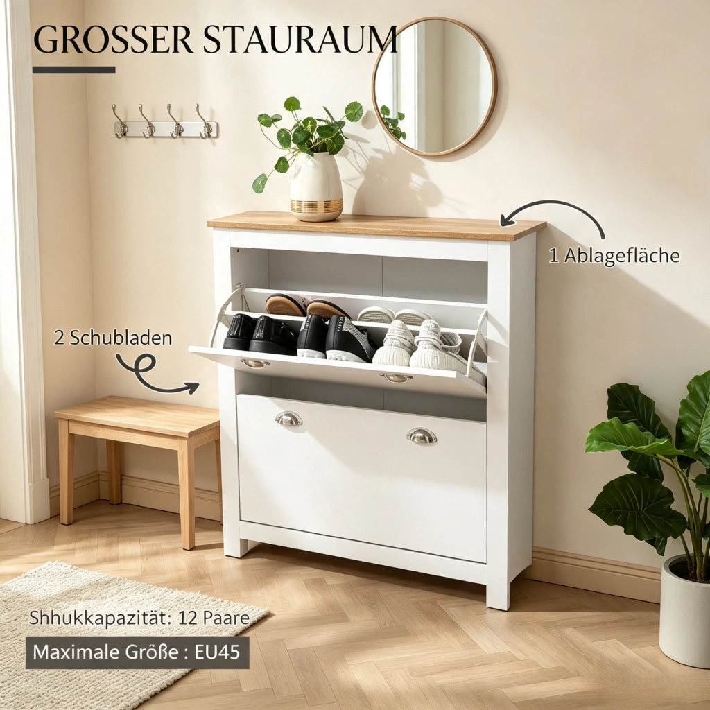 Elegante scarpiera, scarpiera versatile, scarpiera moderna con spazio contenitivo e ripiano