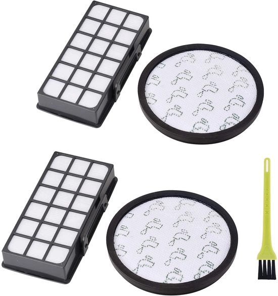 Set di Filtri 2 pezzi - Compatibile con Stufa Aspirante X-Trem Power Cyclonic - Filtro HEPA - Filtro a schiuma - Set di spazzole per pulizia - Zr006001 - Filtro per aspirapolvere