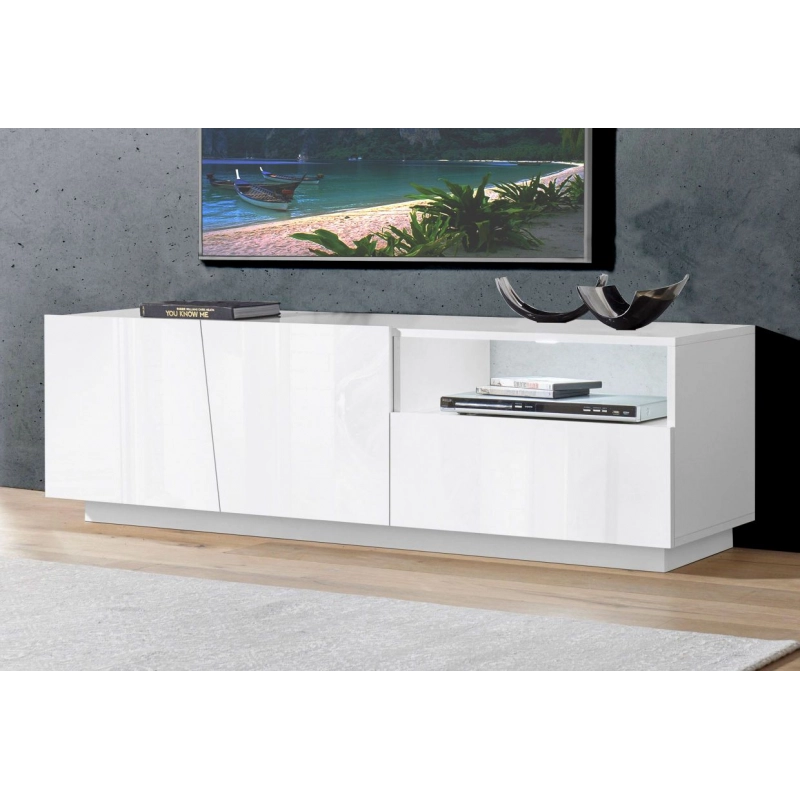 Mobile Porta TV Vega 150 – 2 ante – Bianco Lucido