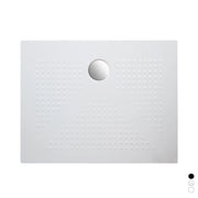 Piatto Doccia H3,6x70x100 cm Rett. Bianco Lucido Rettangolare In Ceramica Dianhydro