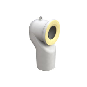 Manicotto prolunga a collo di cigno per WC ingresso D 80-110 mm