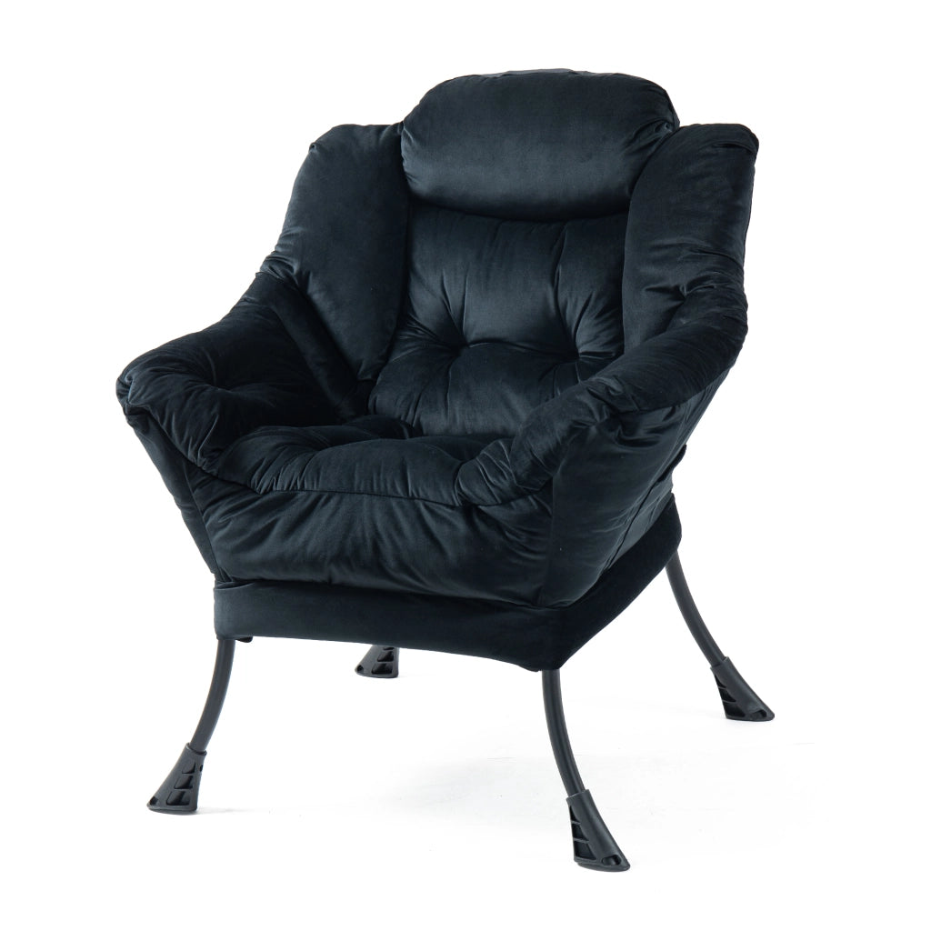 SEDIA Relax in metallo nera
