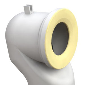 Manicotto prolunga a collo di cigno per WC ingresso D 80-110 mm