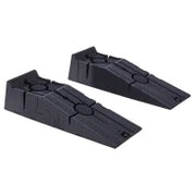 DURHAND Set 2 Rampe per Auto in Plastica con Carico Massimo 5 Tonnellate, 91x30x21 cm, Nero