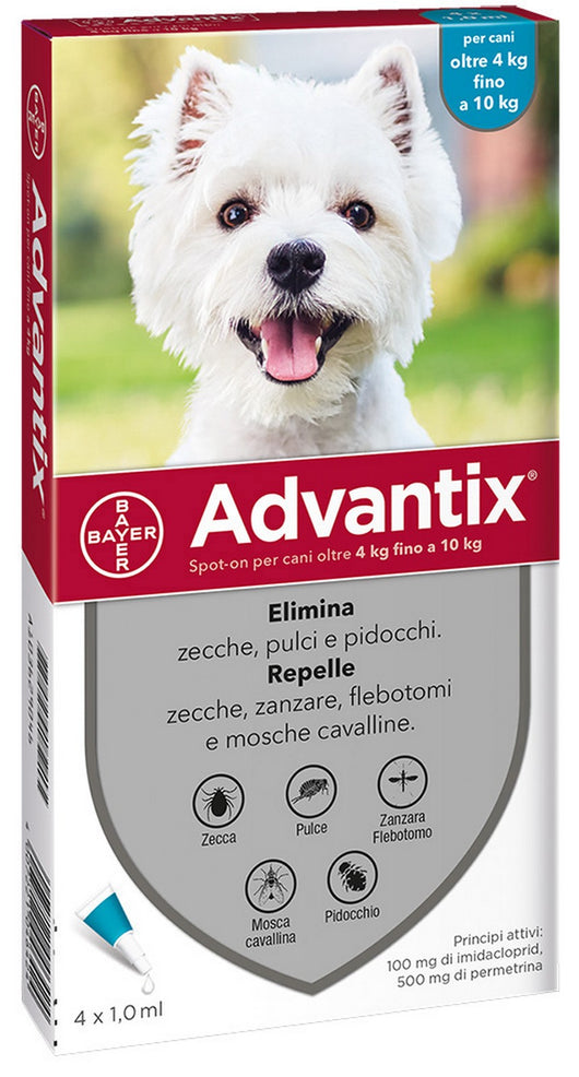Bayer Advantix Spot On Cani Kg. 4-10