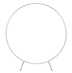 Kit Arco Palloncino Fiori Rotondo 200cm in Metallo Enorme Rimovibile Facile da Trasportare e Riutilizzabile Migliore Decorazione per Matrimoni Nozze Eventi Feste 2M & Fascette GRATIS - Bianco