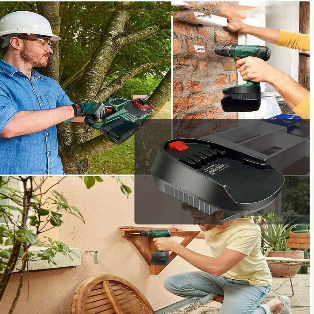 Adattatore Batteria Makita 18V per Bosch – Compatibile con Utensili Bosch 18V C Series Green | Alta Qualita e Durata