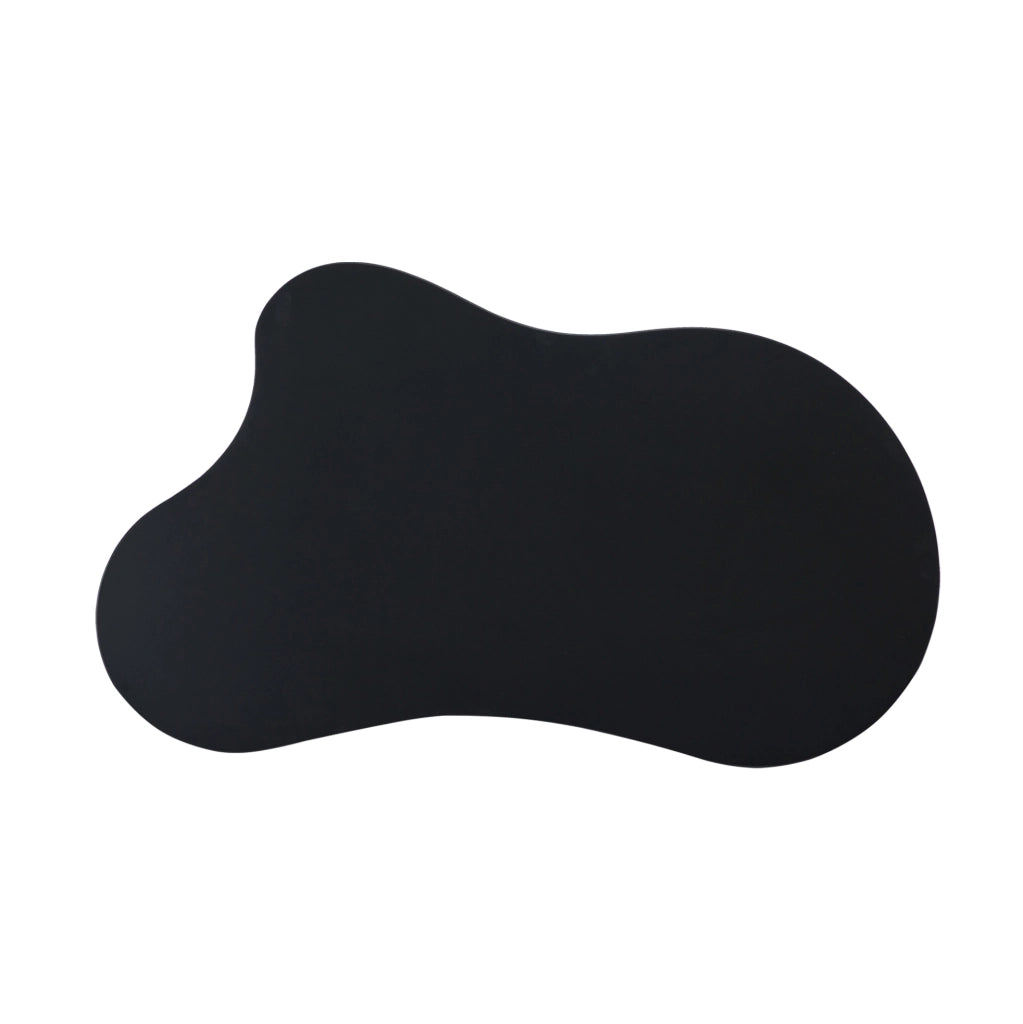 Tavolino da caffè 107x66x40.5 cm a forma di nuvola in MDF nero
