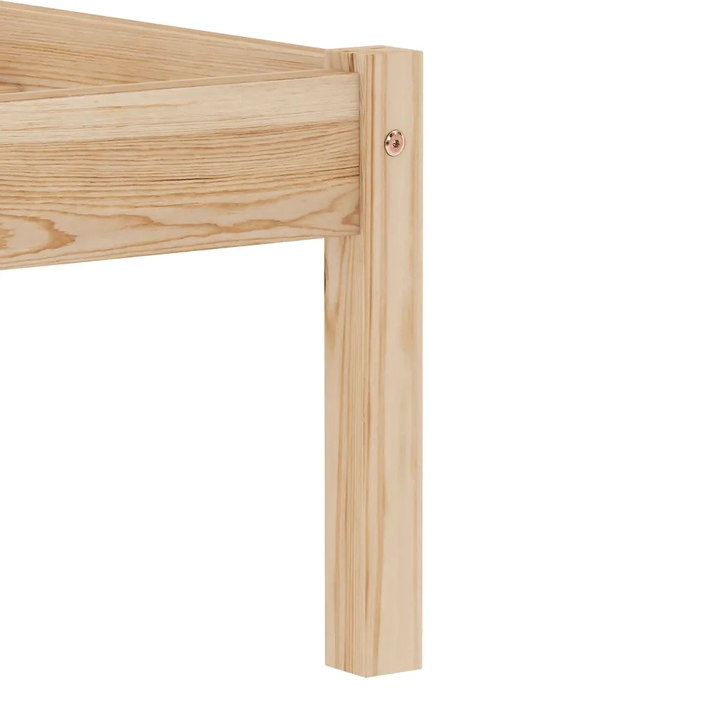 Giroletto senza Materasso 180x200 cm in Legno Massello di Pino 283195