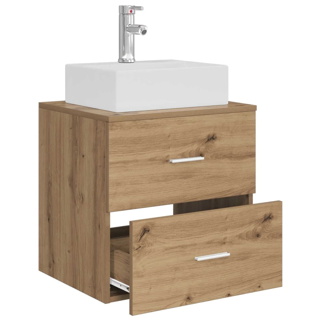Mobile Lavabo da Parete Rovere Artigianale 49,5 x 41 x 62,5 cm 890285
