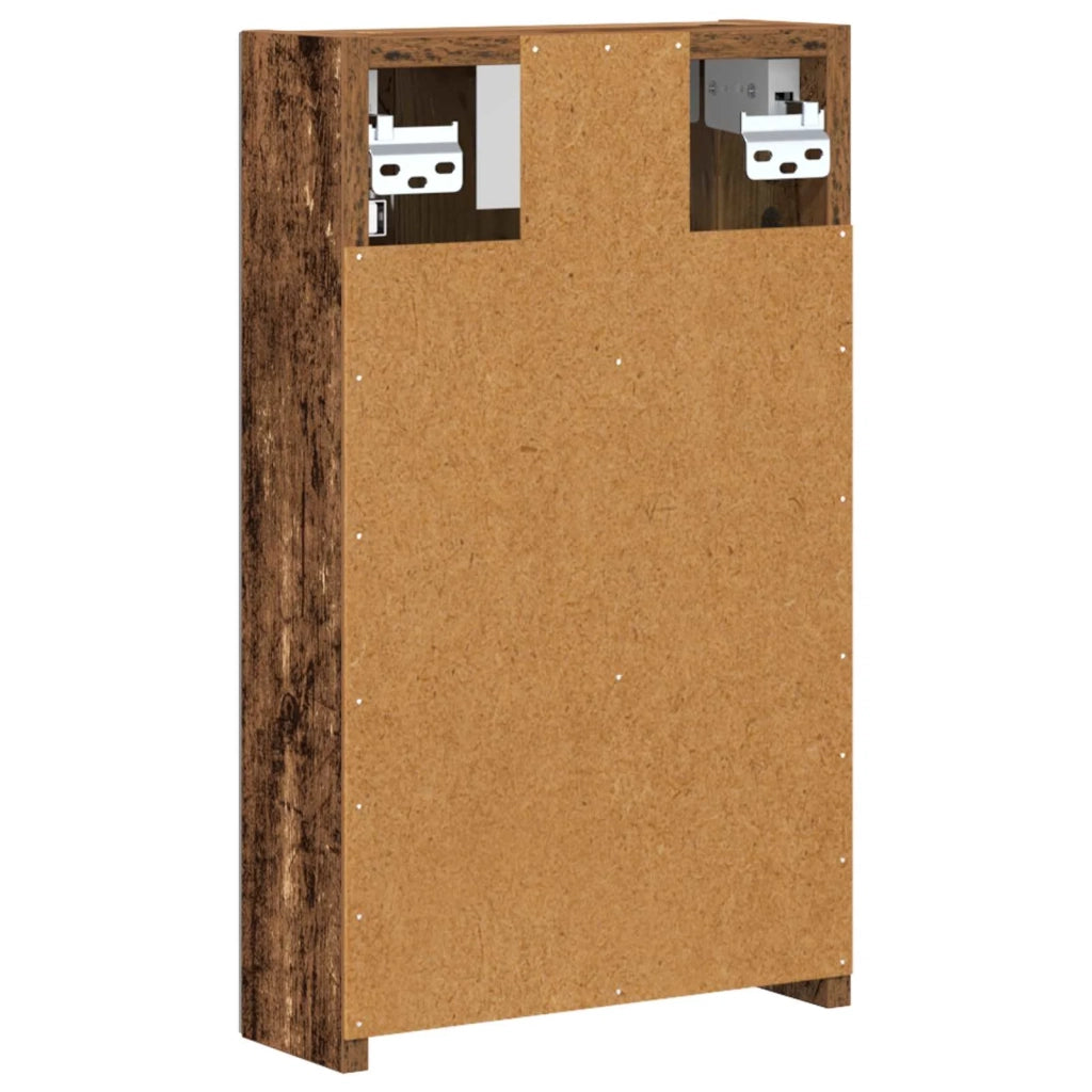 Mobiletto per specchio da bagno Legno vecchio 30 x 10,5 x 50 cm