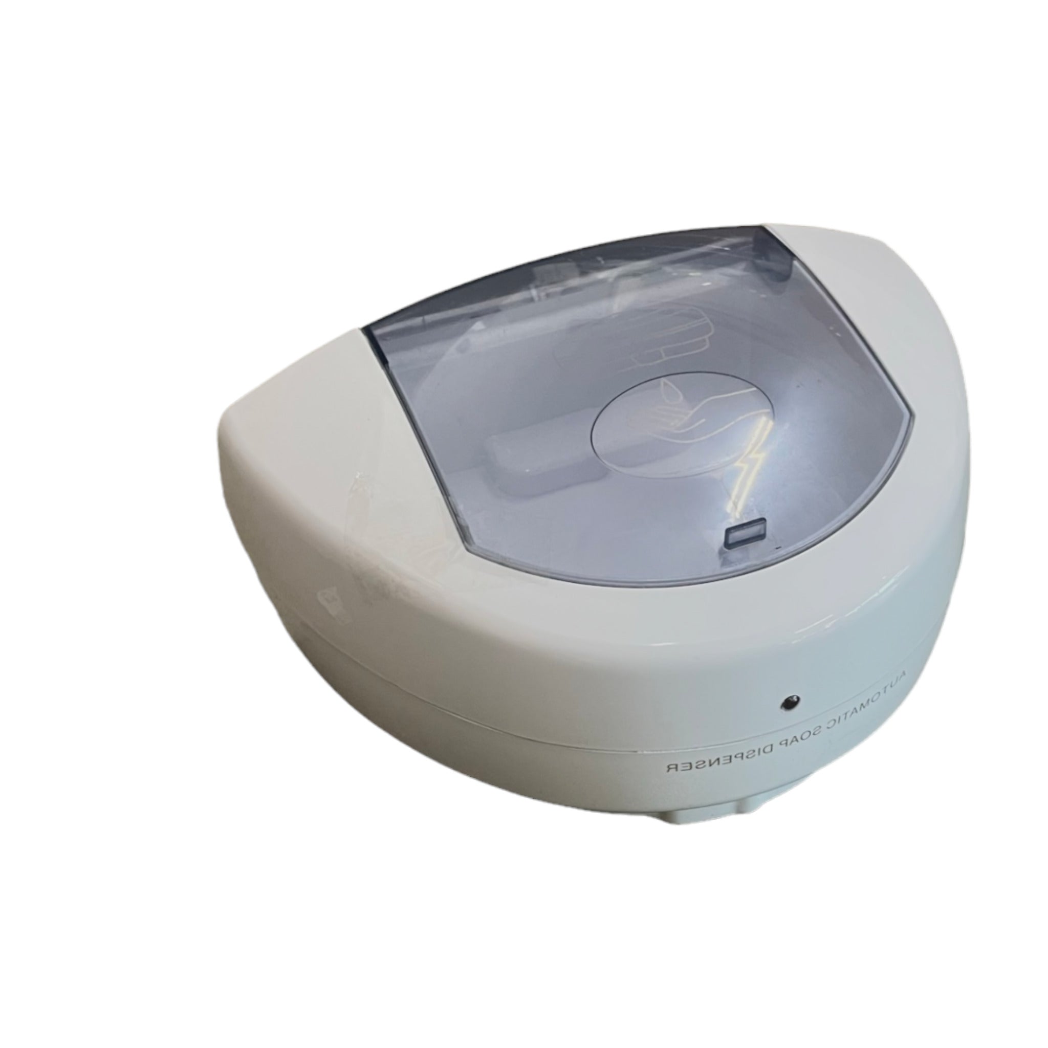 Dispenser erogatore automatico per sapone liquidi igenizzante a muro con sensore fotocellula