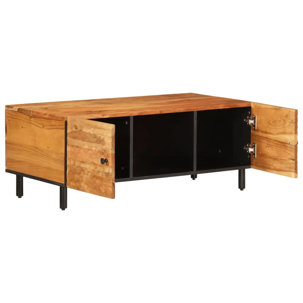 Tavolino 100x54x40 cm in Legno Massello di Acacia 356867