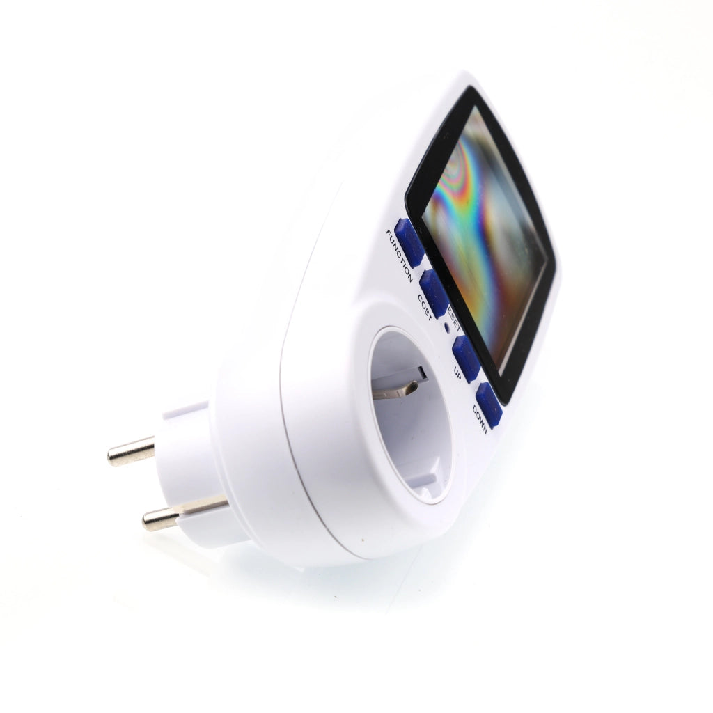 Misuratore di Consumo Elettrico – Display Grande 60x50mm | Precisione 1%, Max 3680W