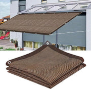 Ombrellone da giardino adesivo nero per zonatura - 3 x 4 metri marrone