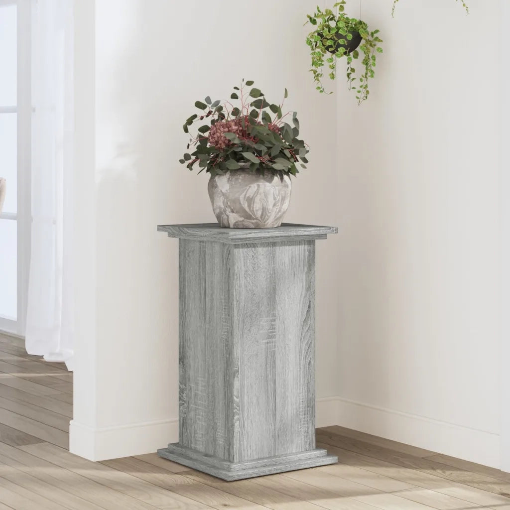 Supporto per piante | Sostegno per piante Grigio Sonoma 33x33x60 cm Legno Multistrato