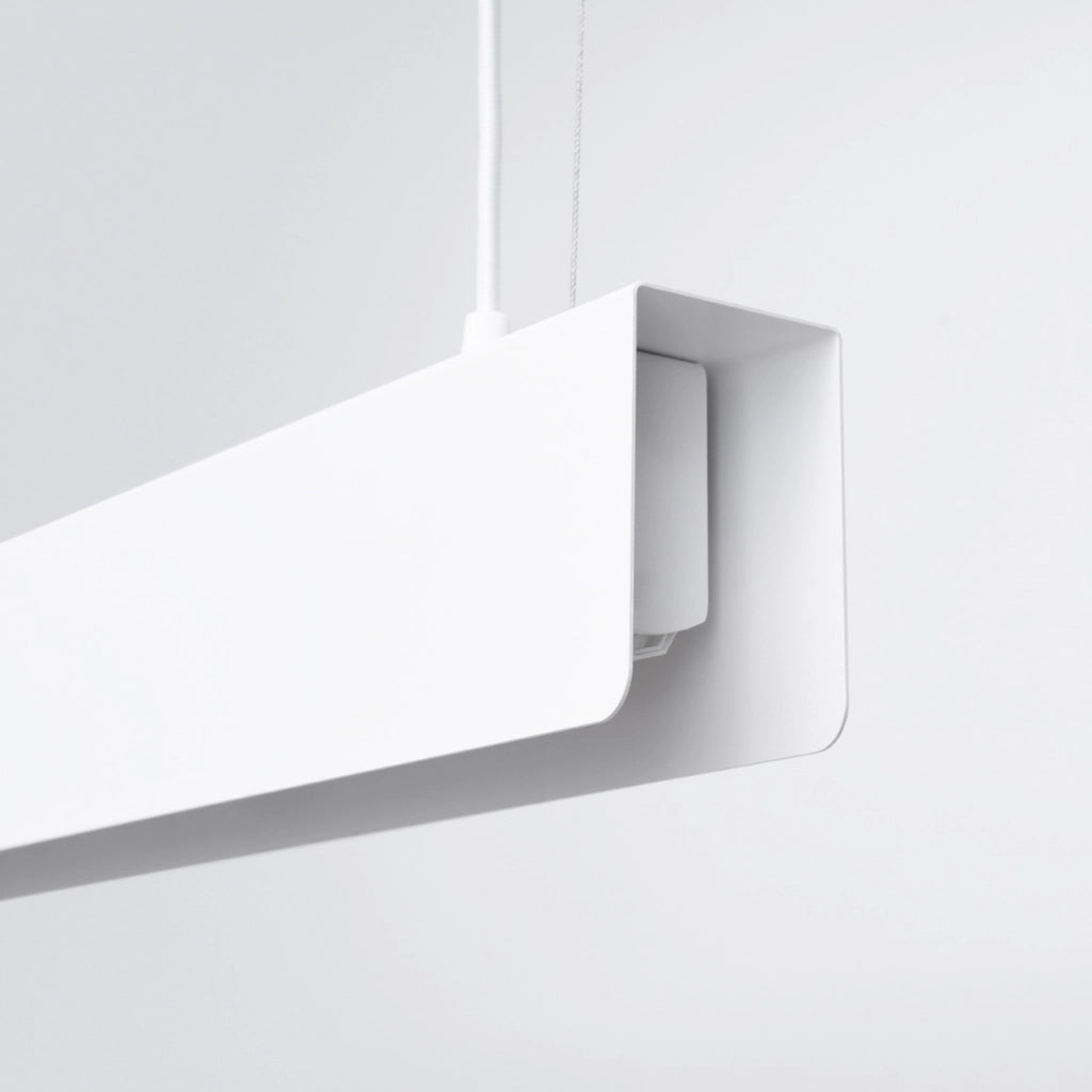 Lampada a sospensione rettangolare bianca ISKRON G13 8,5W