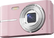 Fotocamera Compatta - 50MP - Rosa - Inclusa 64GB Carta di Memoria