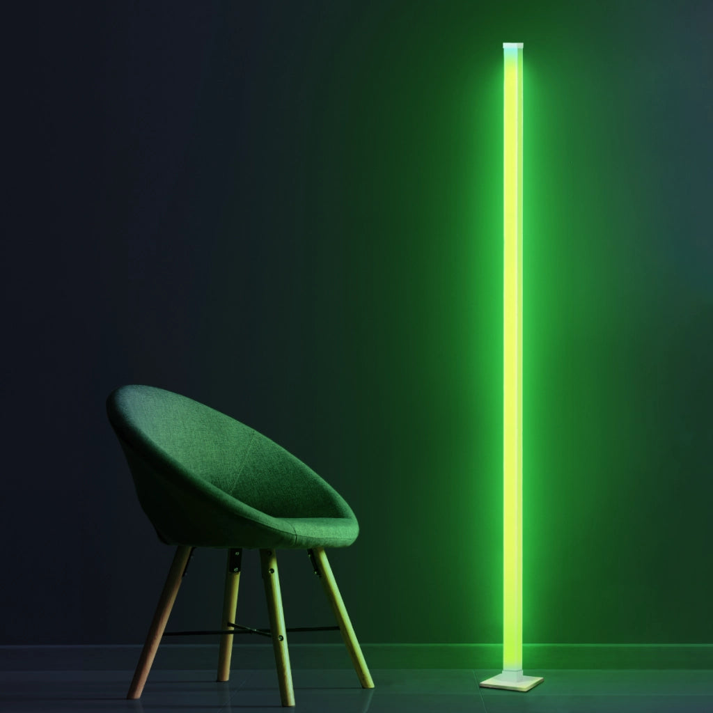 Lampada terra LED RGB musicale con telecomando Polux