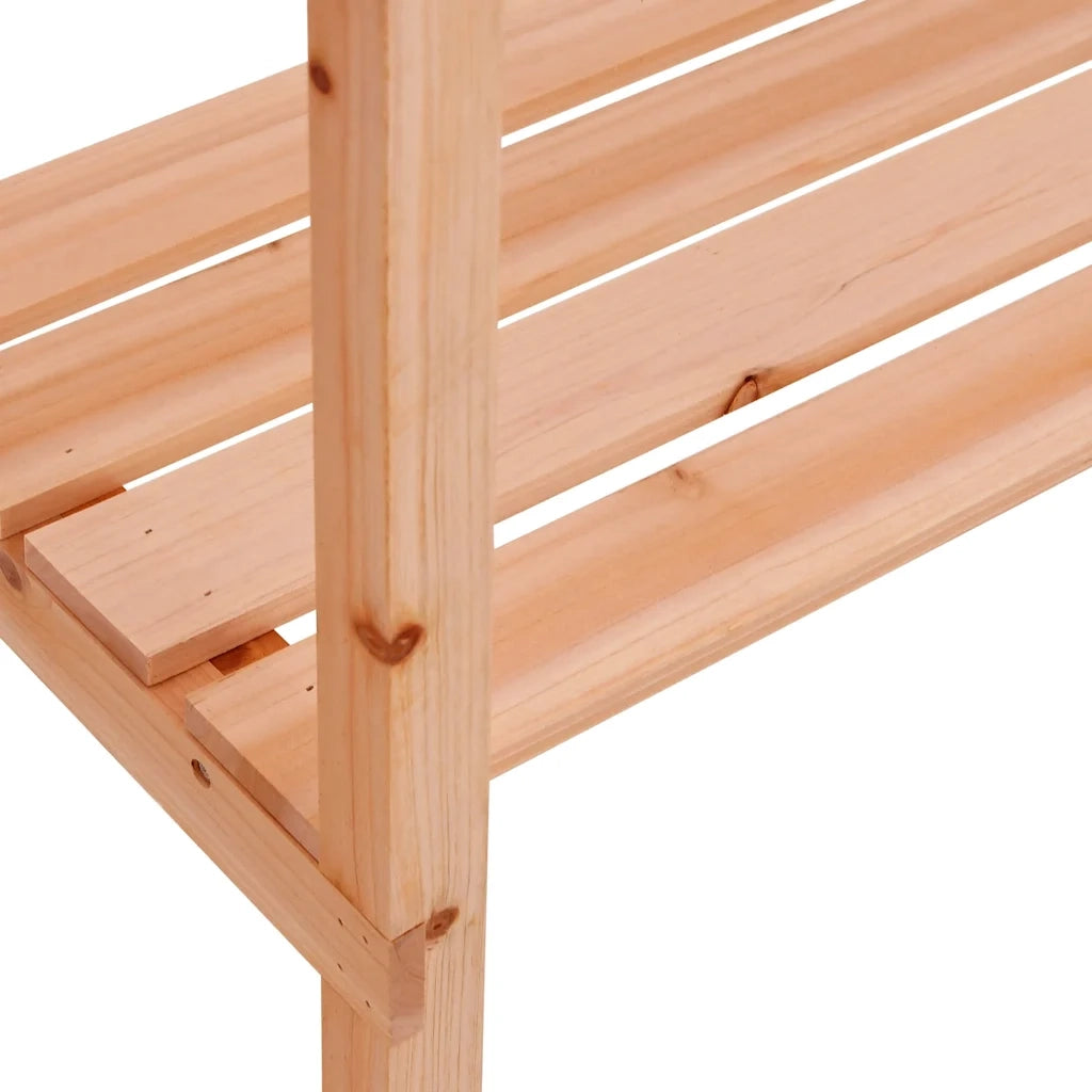 Tavolo Piante con Ripiani Marrone 78x38x,82,5cm Massello Abete CFW7148239