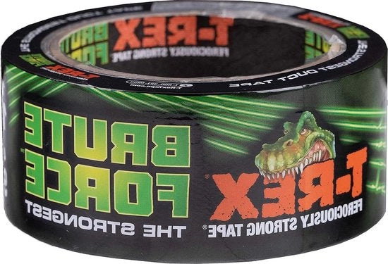 Nastro Adesivo a Forza Bruta - Nero, Supporto Idrorepellente, Resistente, 48mm x 9.1m